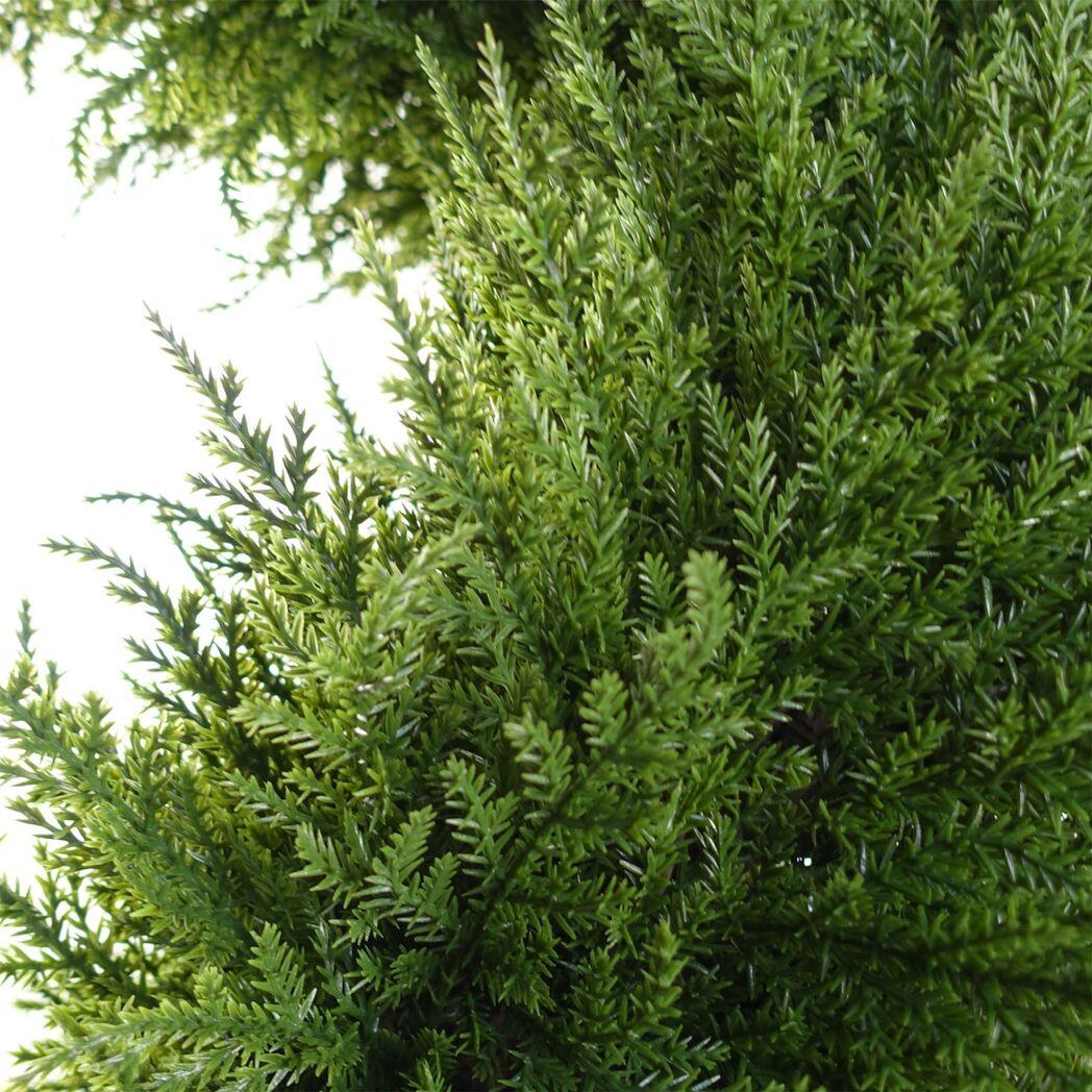 image of 120cm sprial cypress tree artificial topiary view 1