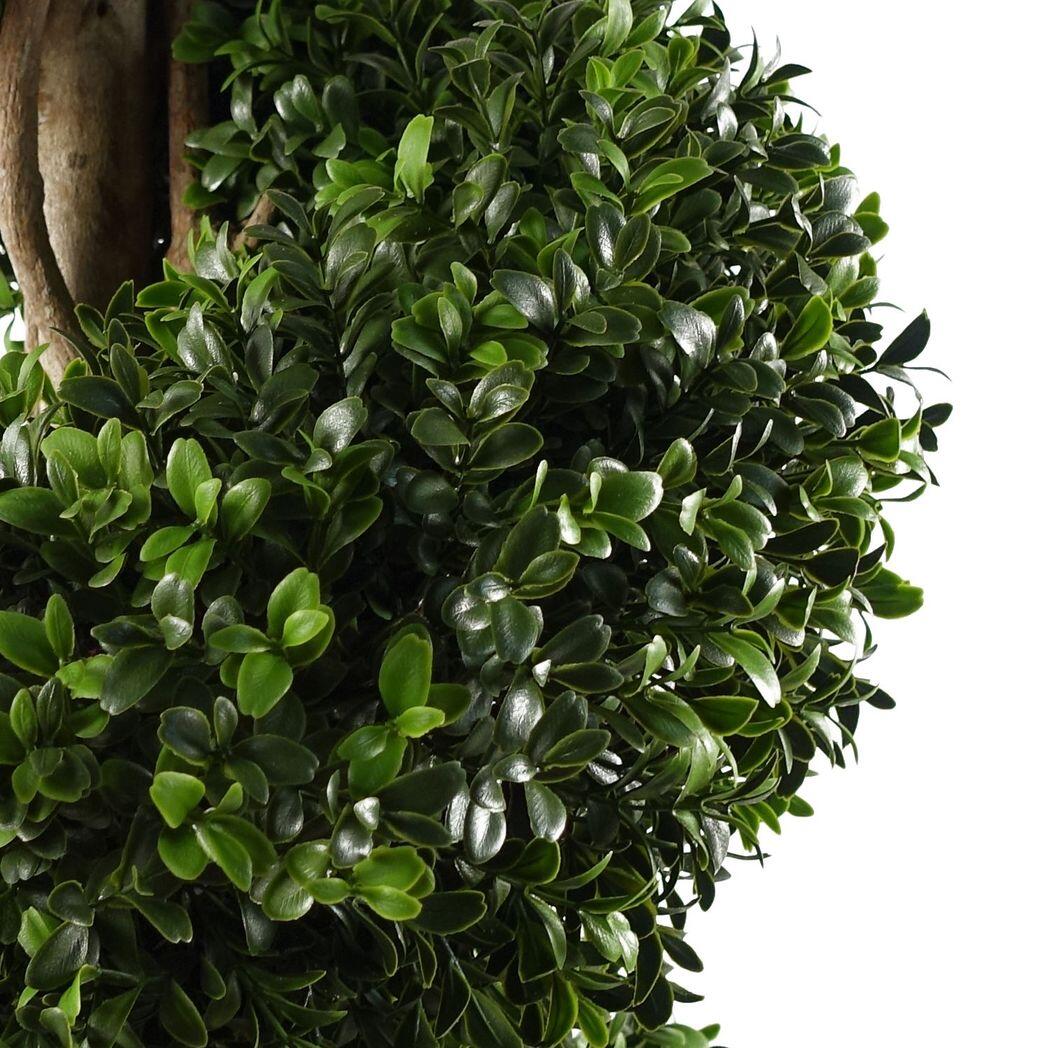 image of 120cm sprial buxus artificial tree uv resistant outdoor topiary view 3