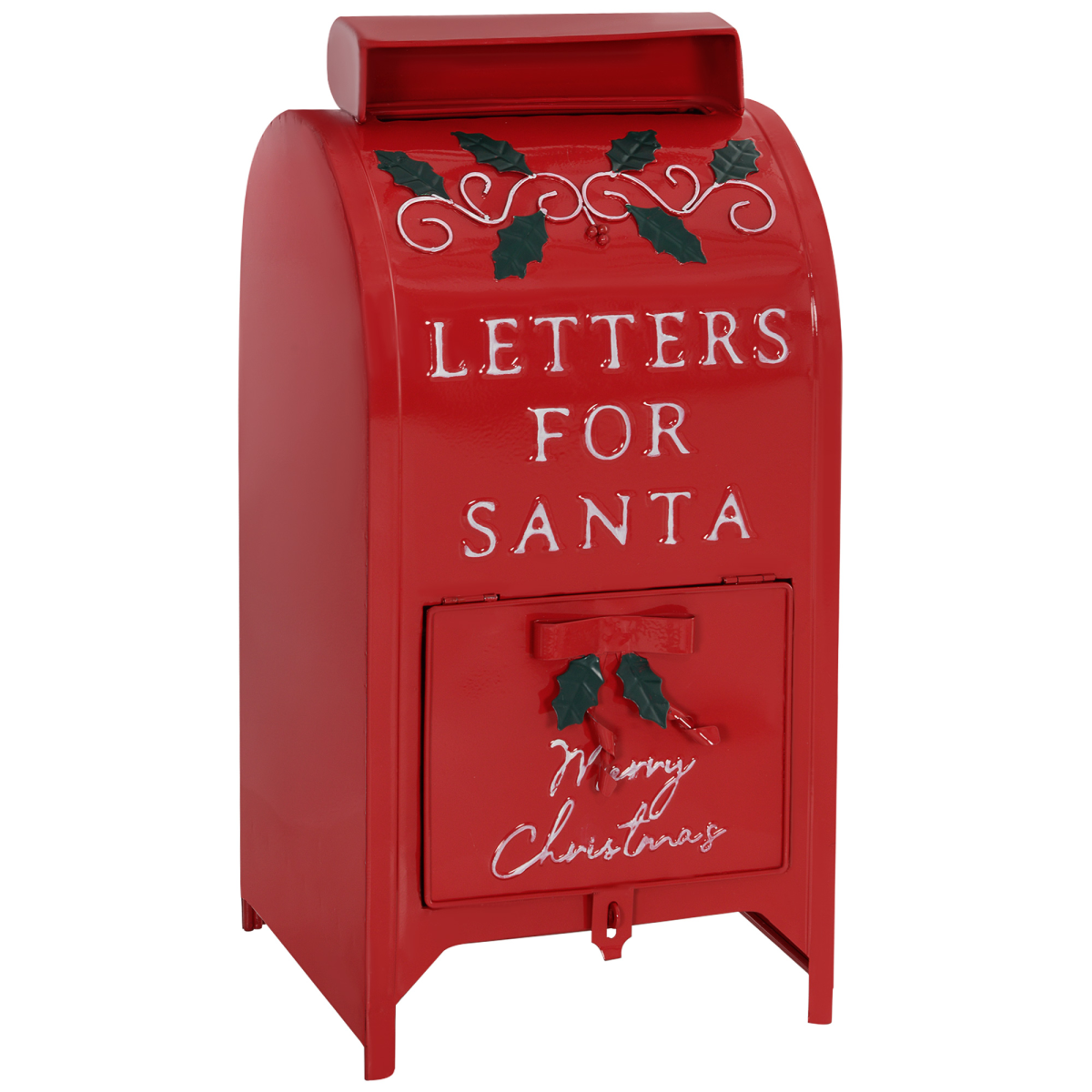 christmas post box freestanding or wall mounted with specific functional features