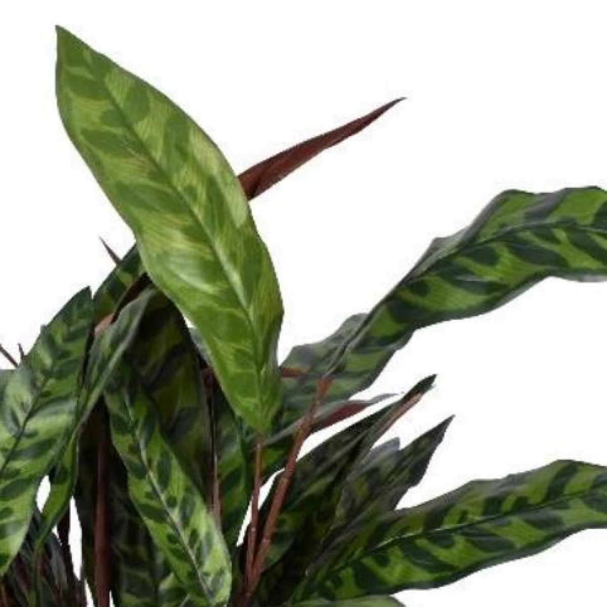 90cm Fire Retardant Artificial Peacock Foliage Bush alternative style 2