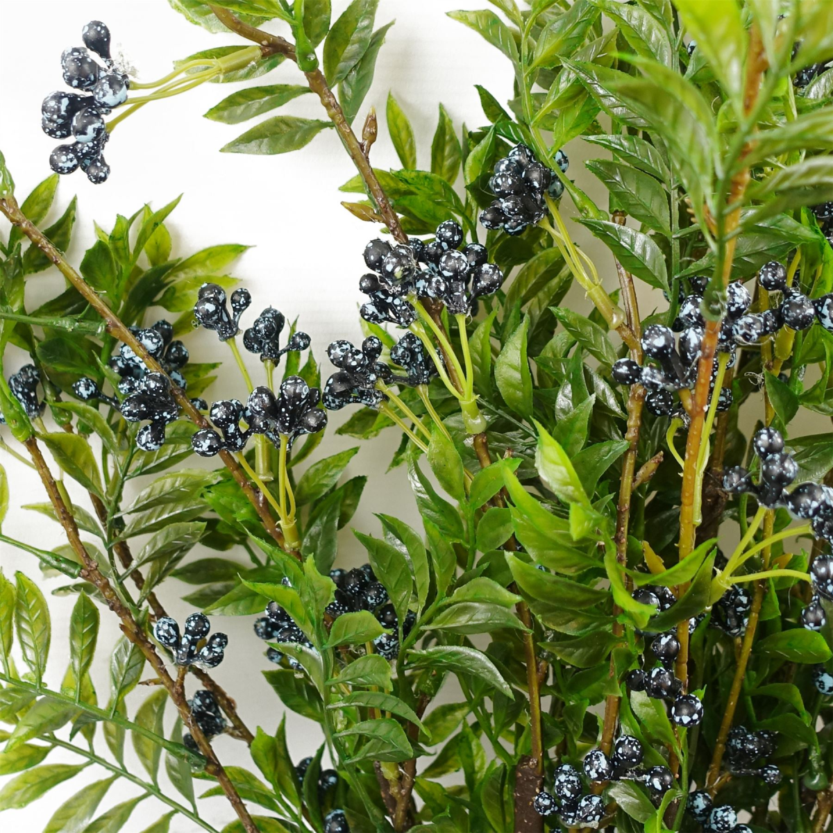 Picture of 6x 70cm Nandina Foliage Blue Berry Spray Artificial