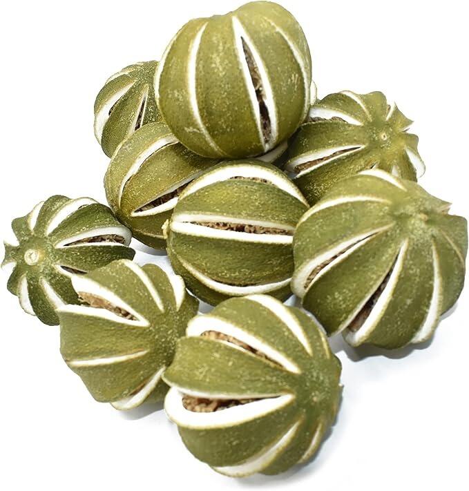 dried whole green oranges christmas fruit