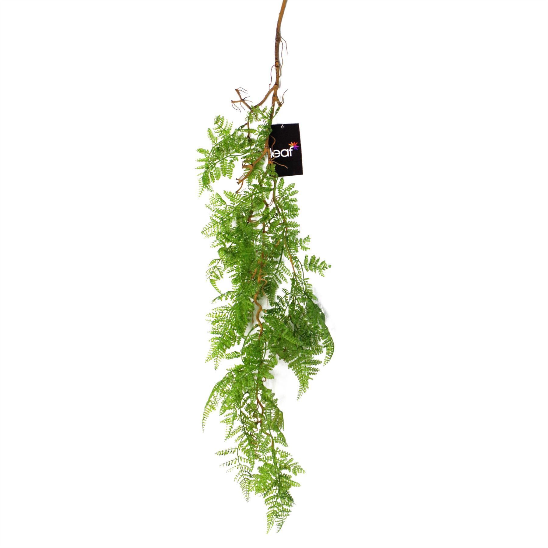 100cm artificial hanging plant green fern maidenhair product image