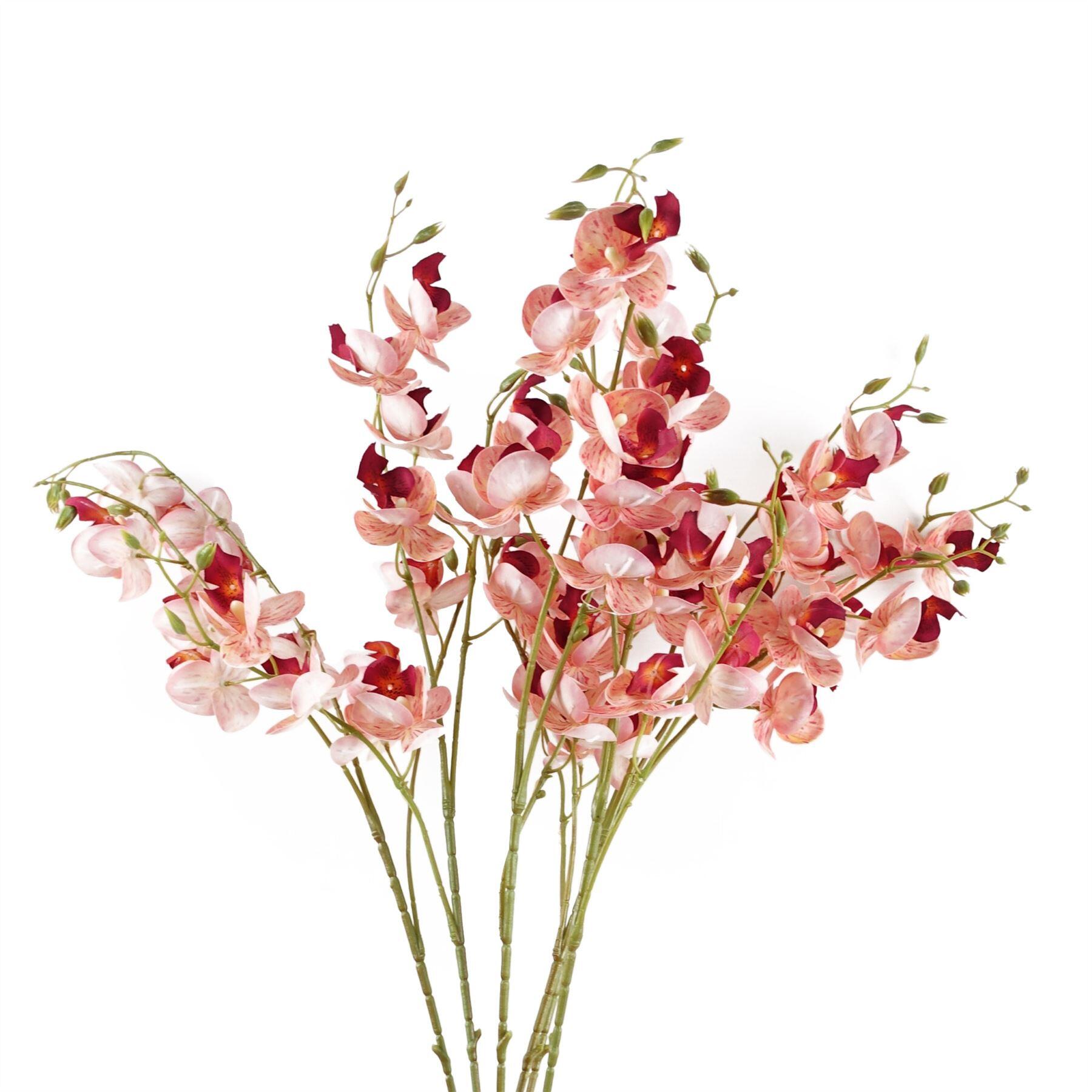 6 80cm pink pack of stem artificial product image
