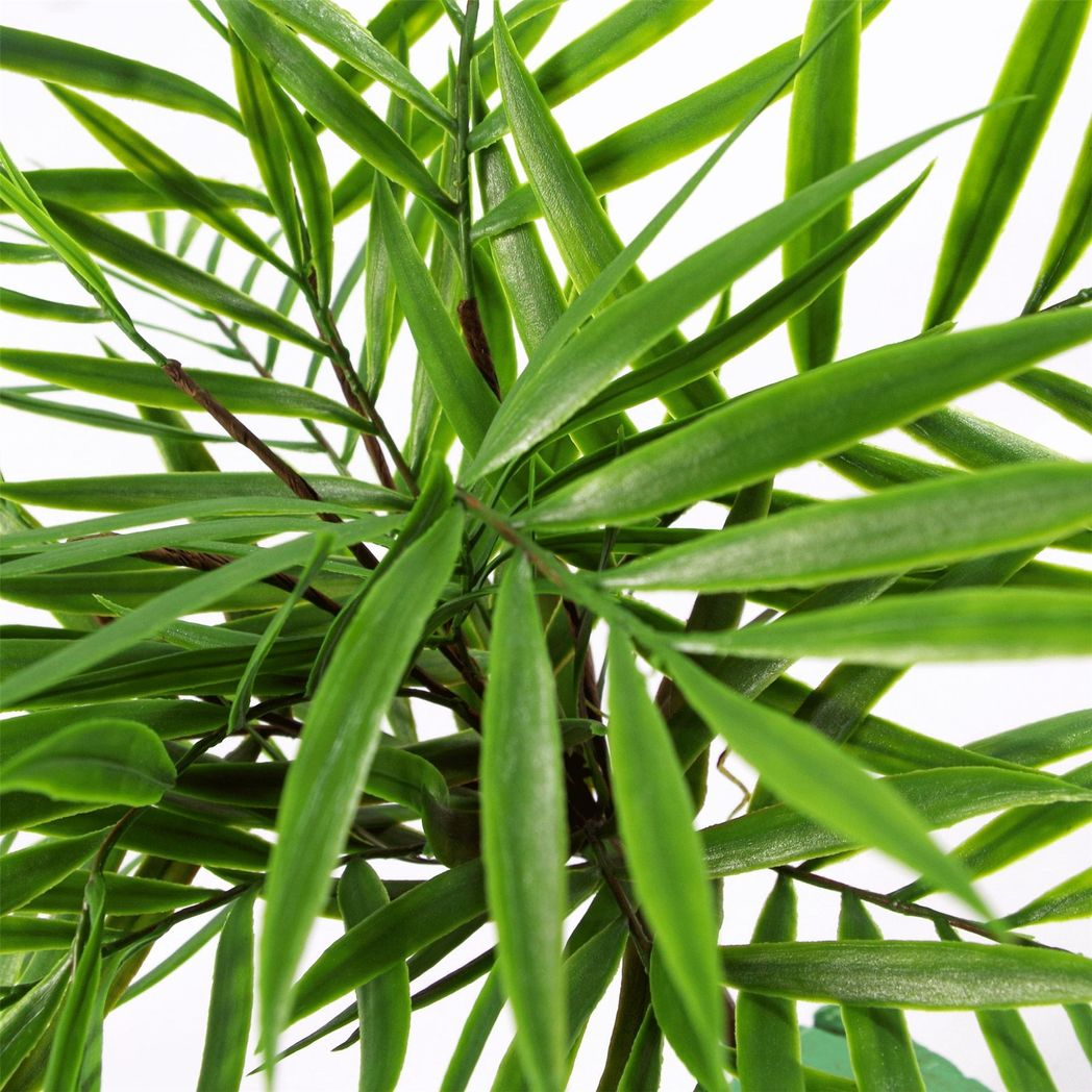 bamboo artificial 40cm plant bush 6 palm product image