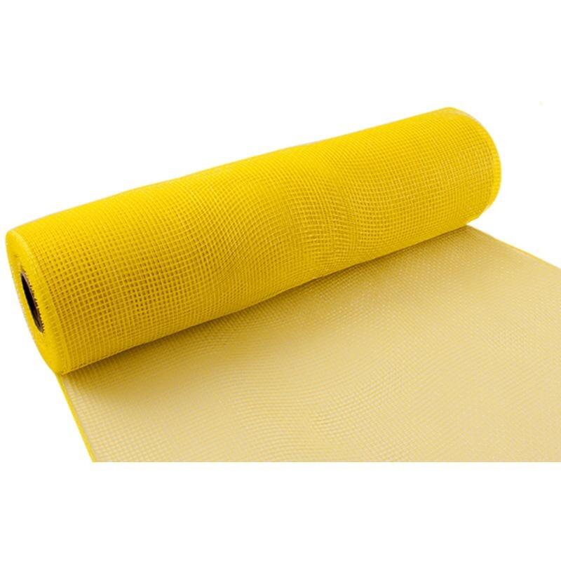 Yellow Deco Mesh for Wreath Making