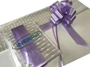 lilac hamper wrapping kit
