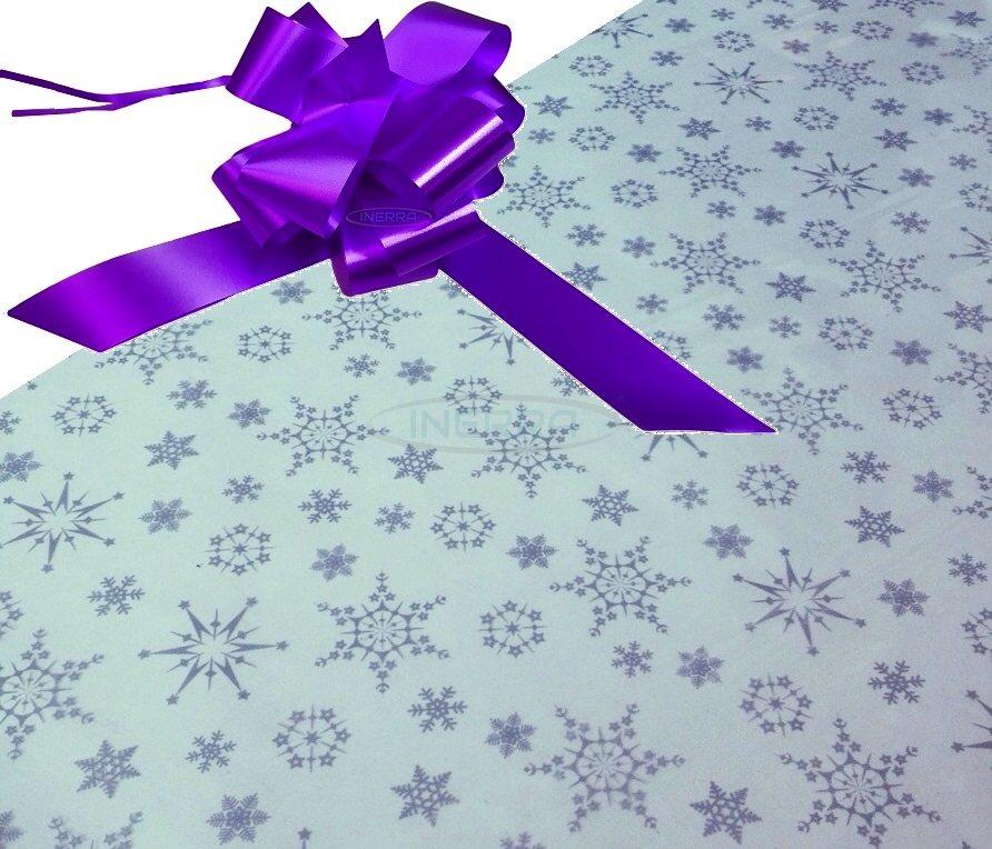 purple hamper wrapping kit cellophane bow christmas