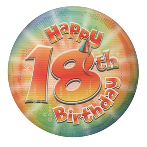 happy 18th birthday helium balloons