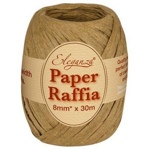 eleganza florist craft paper raffia cord string 8mm 30m gift wrap wrapping