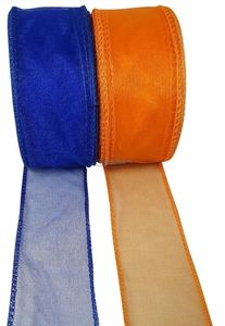 royal blue and orange ribbon