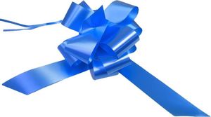 blue pull bows