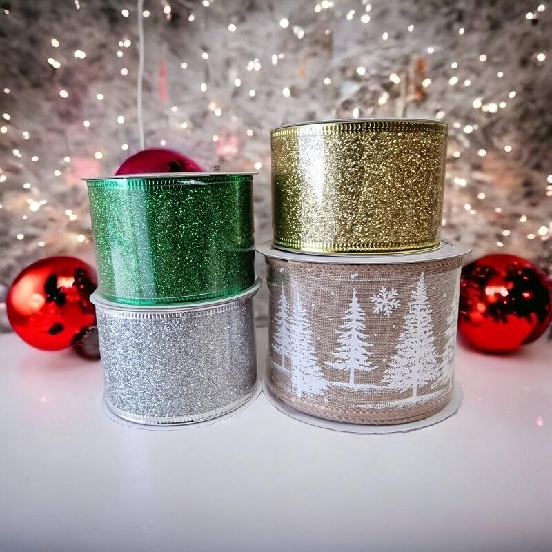 christmas ribbon for trees