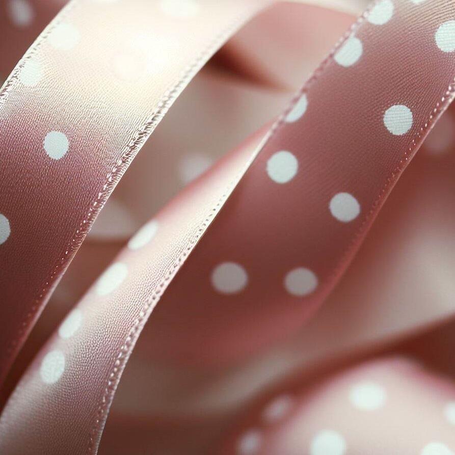 polka dot dotty satin ribbon