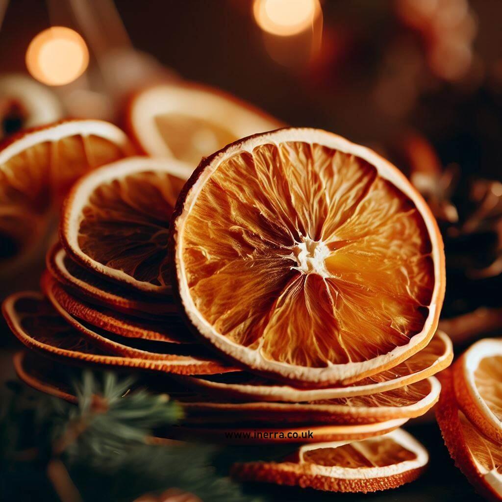 orange slices christmas wreath