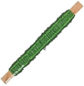 green florist wire binding
