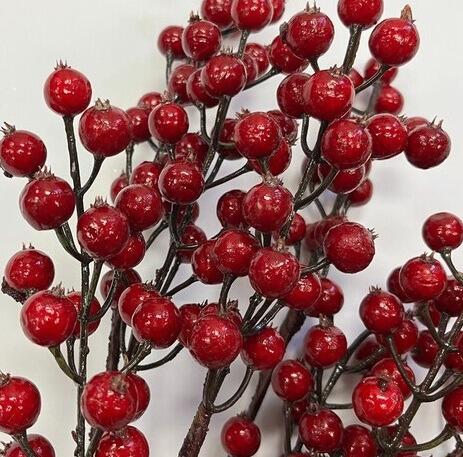 artificial berries spray bush