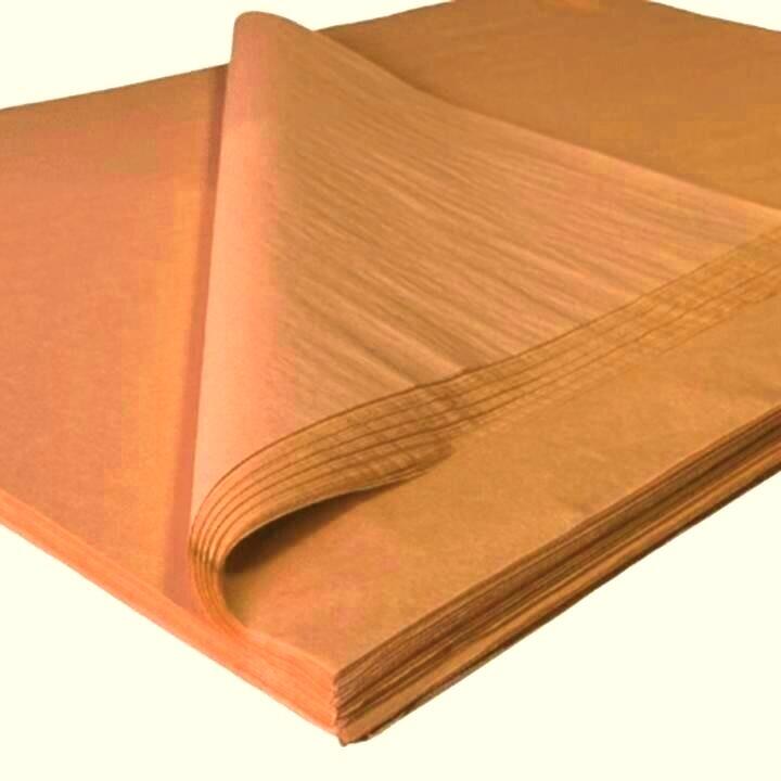 peach tissue paper on roll