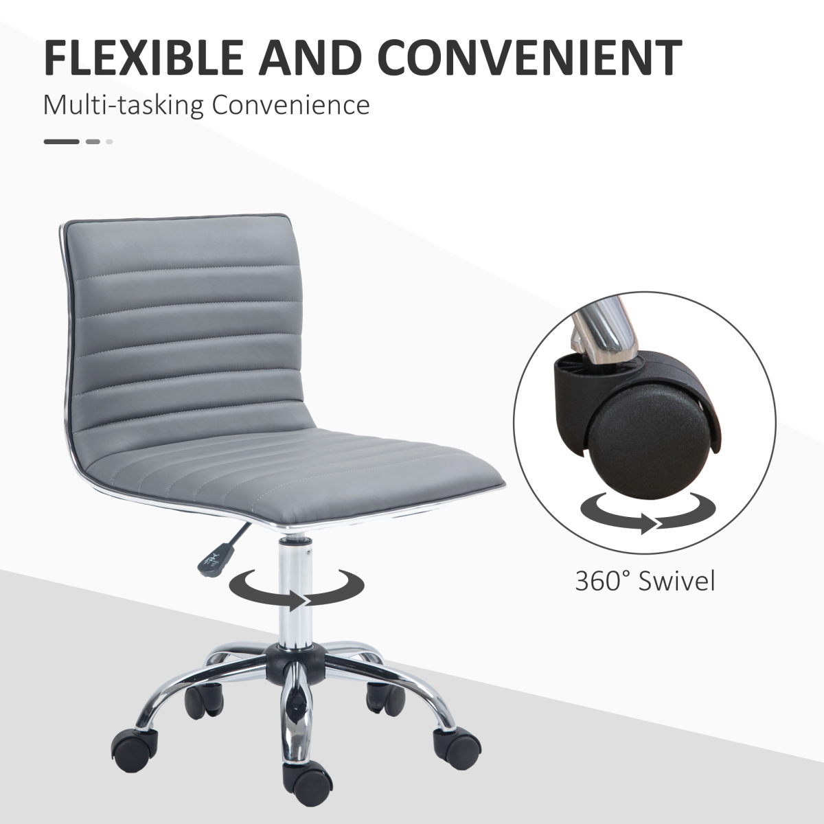 Adjustable Office Chair with 360 Swivel