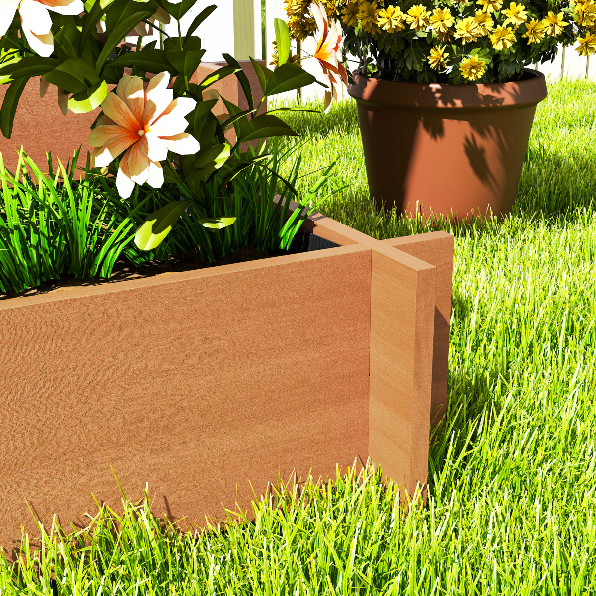 Climbing Plant Trellis with Planters