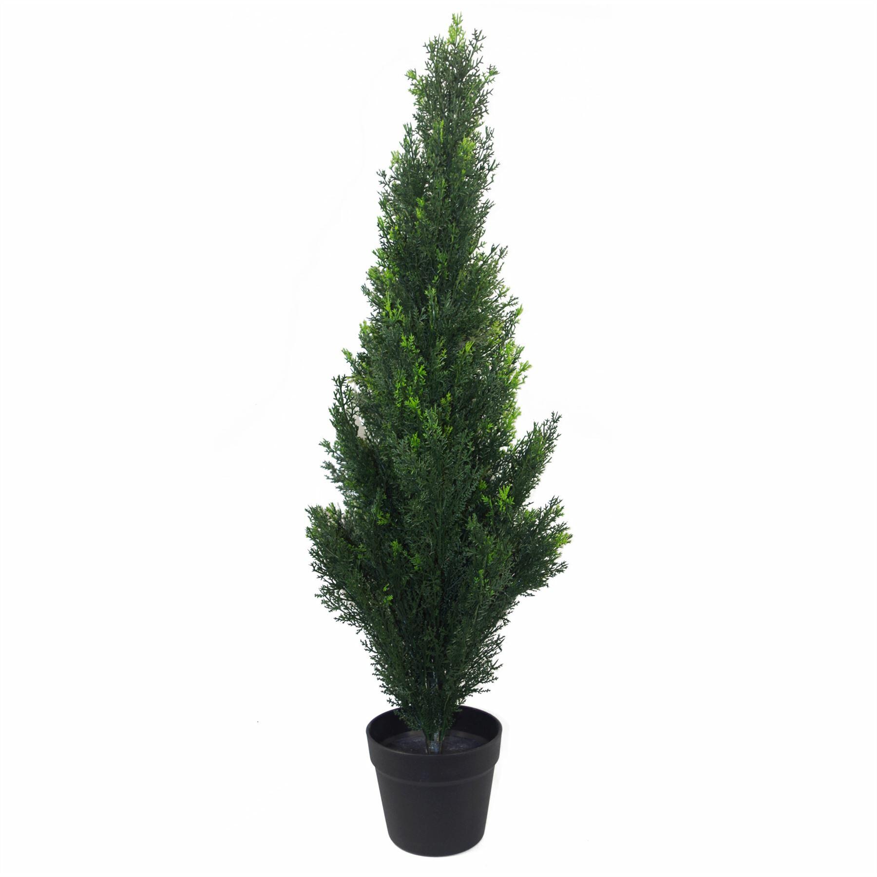 90cm UV Artificial Cedar Cypress Topiary