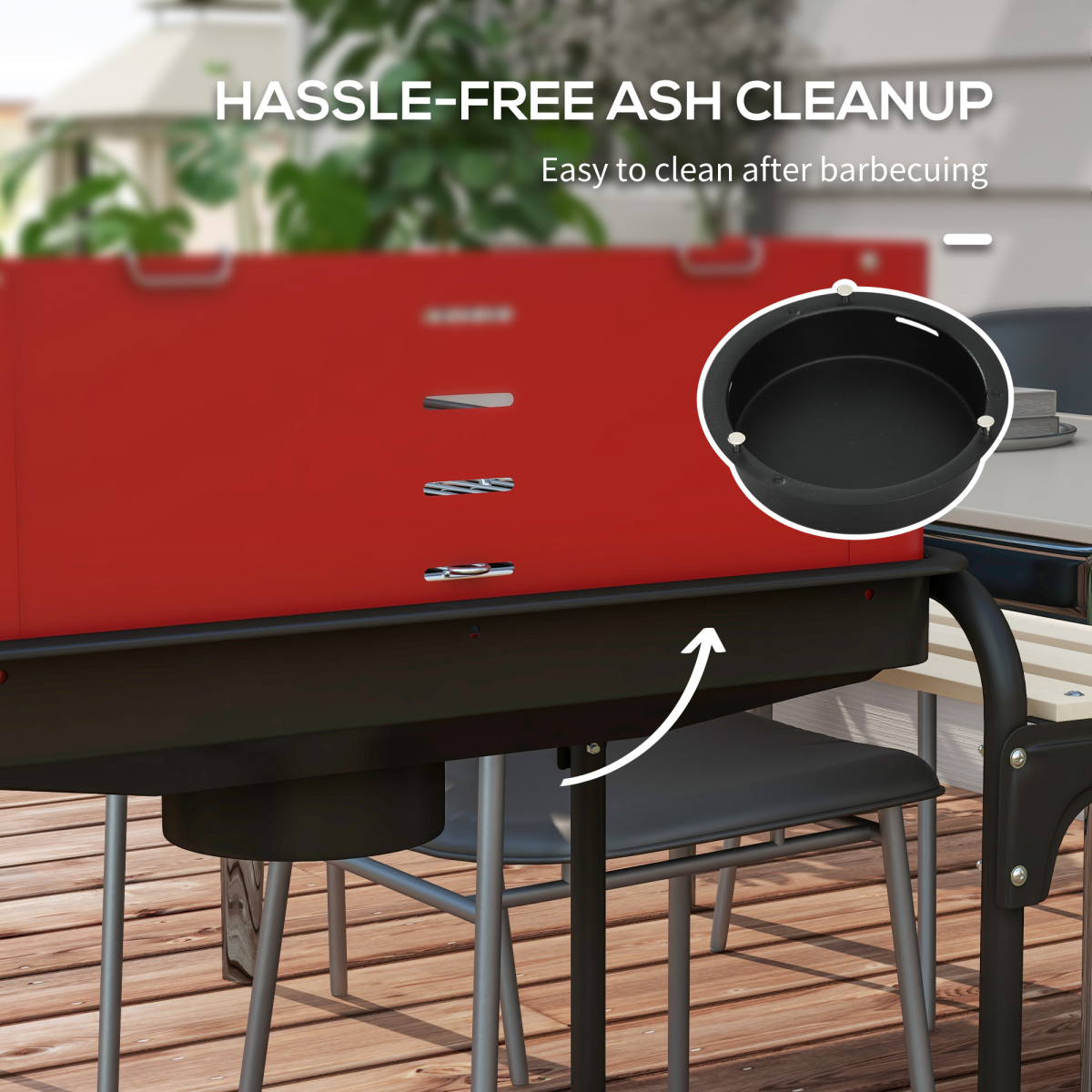 Charcoal Barbecue BBQ Grill 5-level