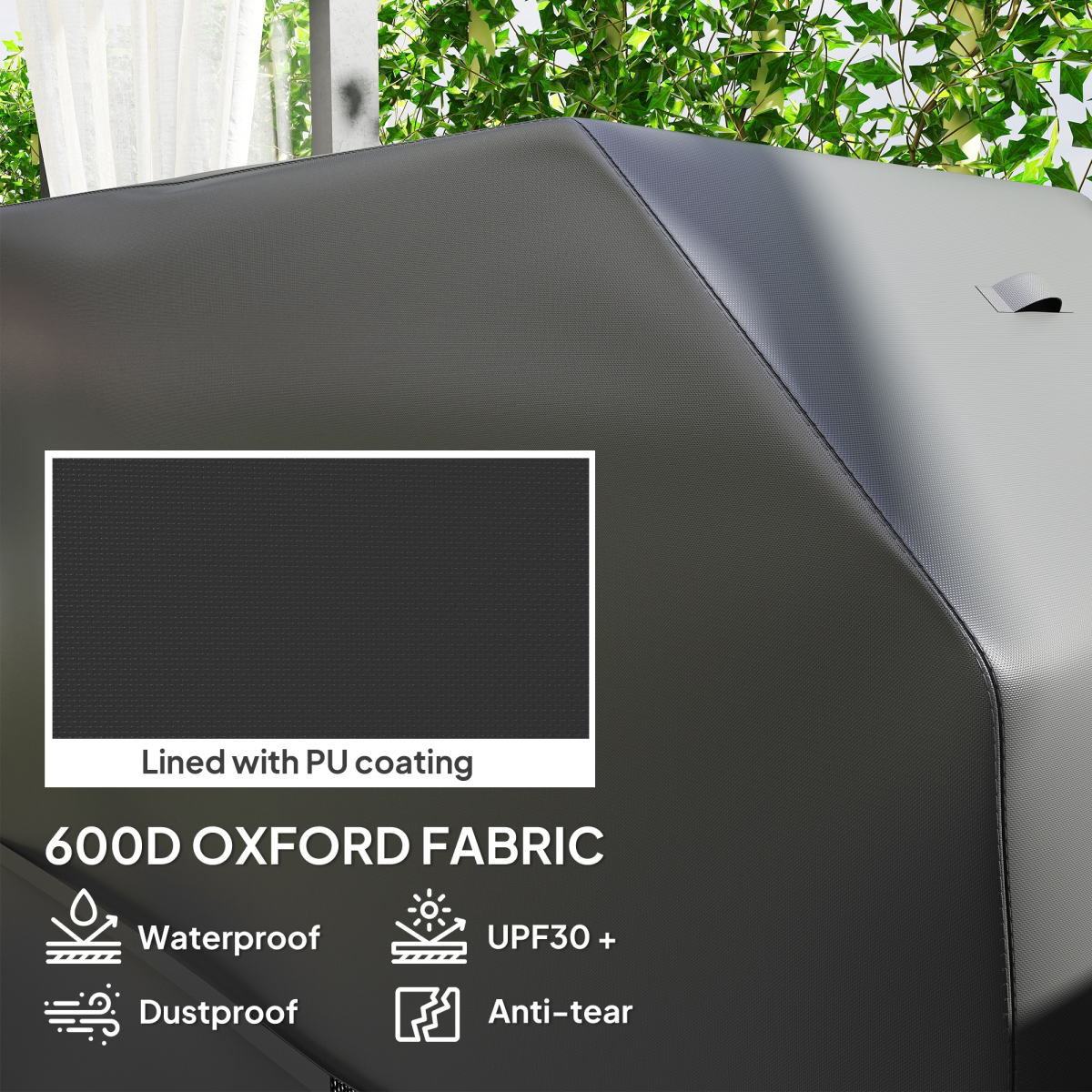 Barbecue Cover, Waterproof UPF30+ Rip-Proof