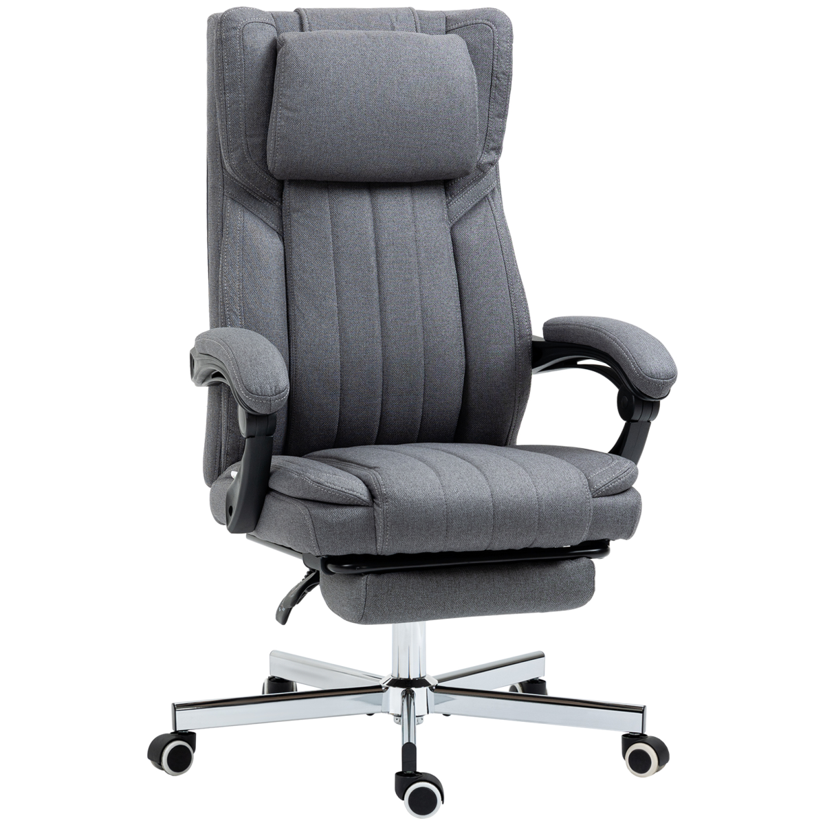 homcom executive office chair reclining office chair with view 1