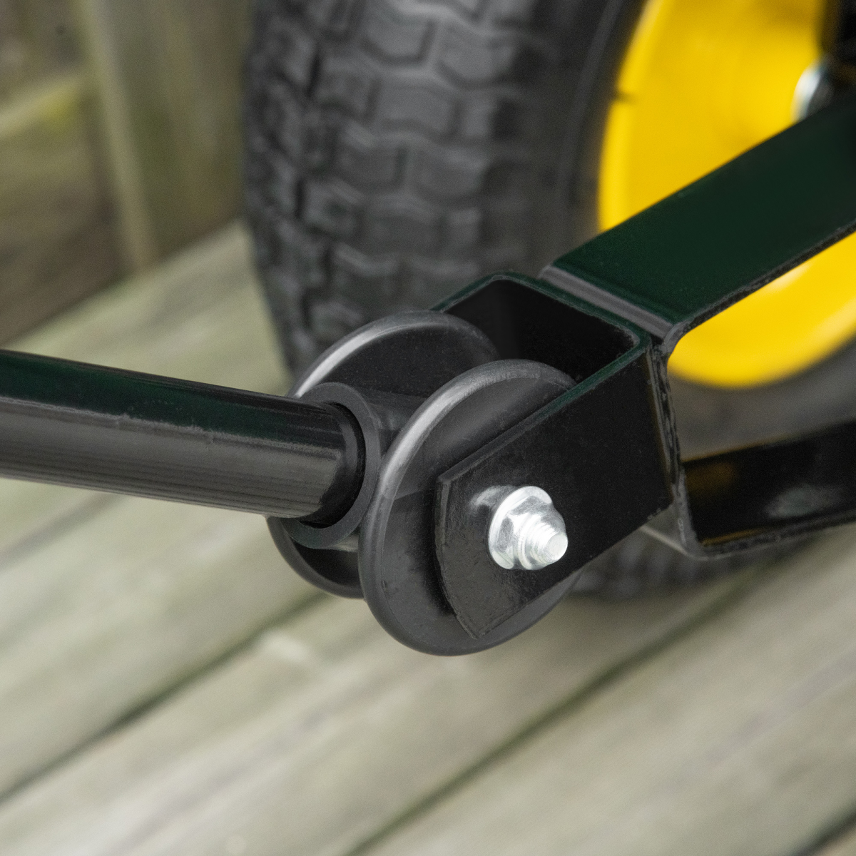 125l garden cart heavy duty 4 wheel trolley view 7