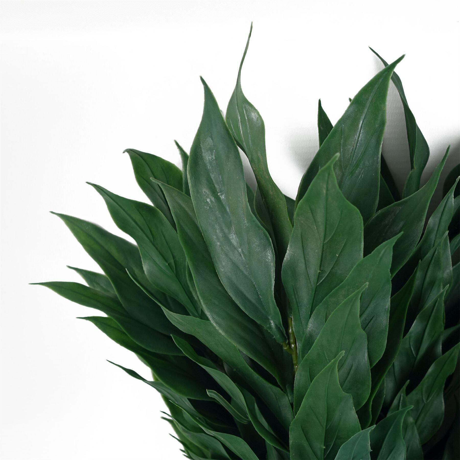 100cm artificial plastic decorative leaf spray view 5
