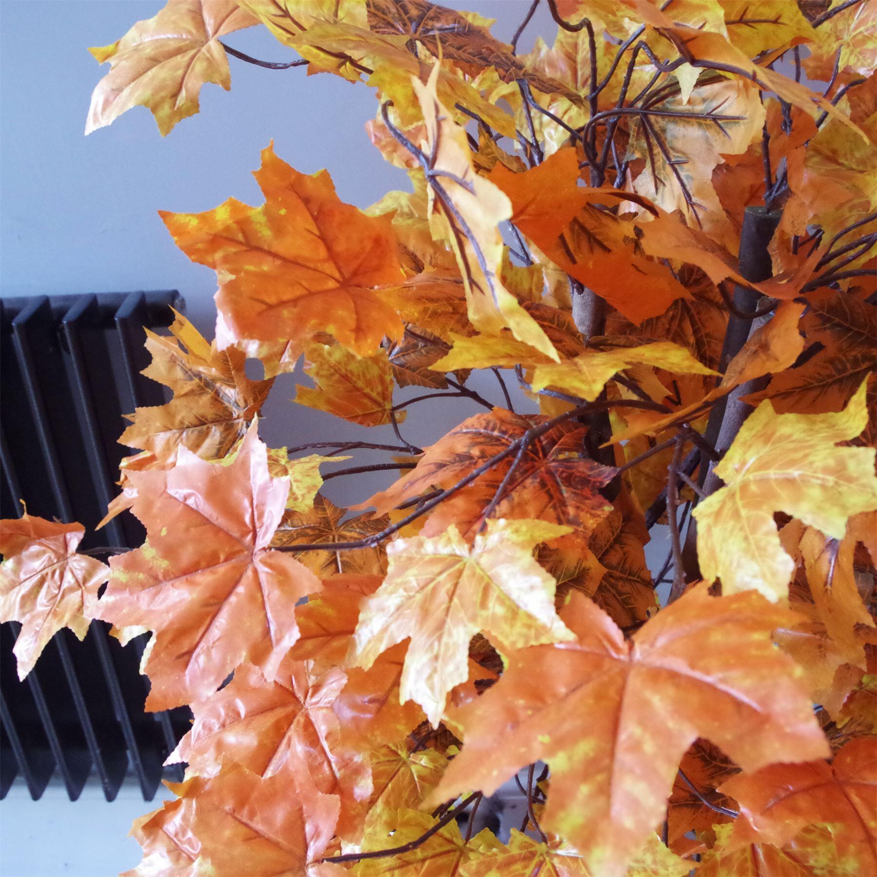 125cm orange maple acer extra large artificial tree view 2