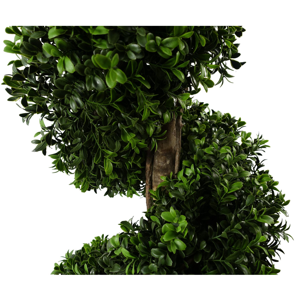 150cm Spiral Buxus Artificial Tree UV Resistant Outdoor