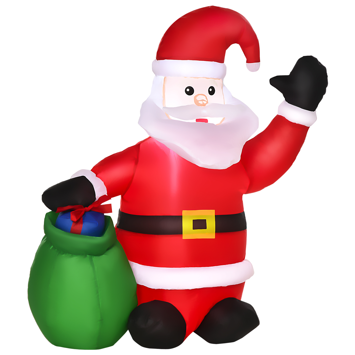picture of Inflatable Blow up Christmas Santa Claus 4ft LED Yard Decoration