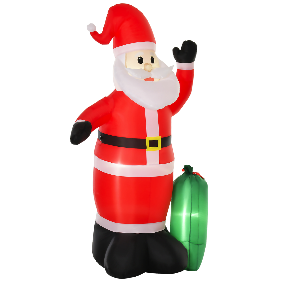 Clean product image of 7.5ft Inflatable Christmas Santa Claus with LED Air Blown Outdoor suitable for SEO.