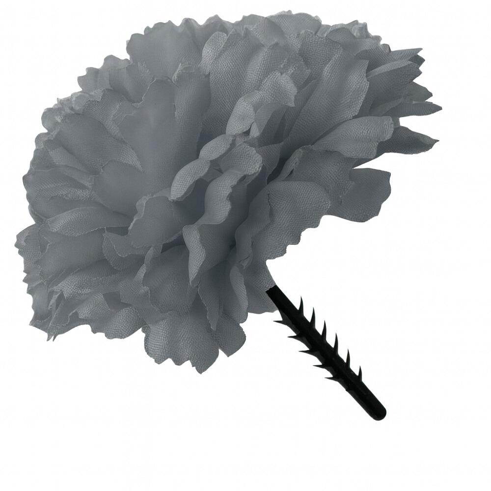 grey flower carnation pick for funeral foam tributes