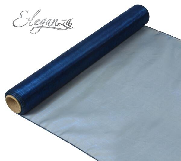 woven edge organza fabric roll teal