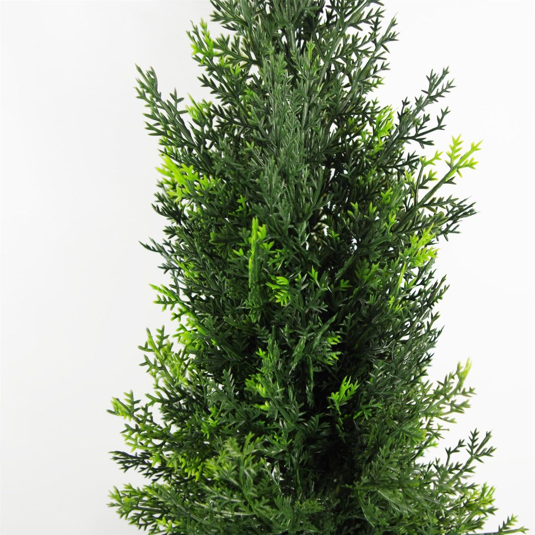 120cm cedar topiary artificial uv cypress resistant product image