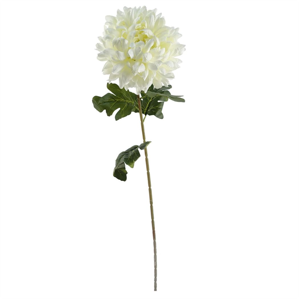 vase chrysanthemum glass artificial 55cm retro product image