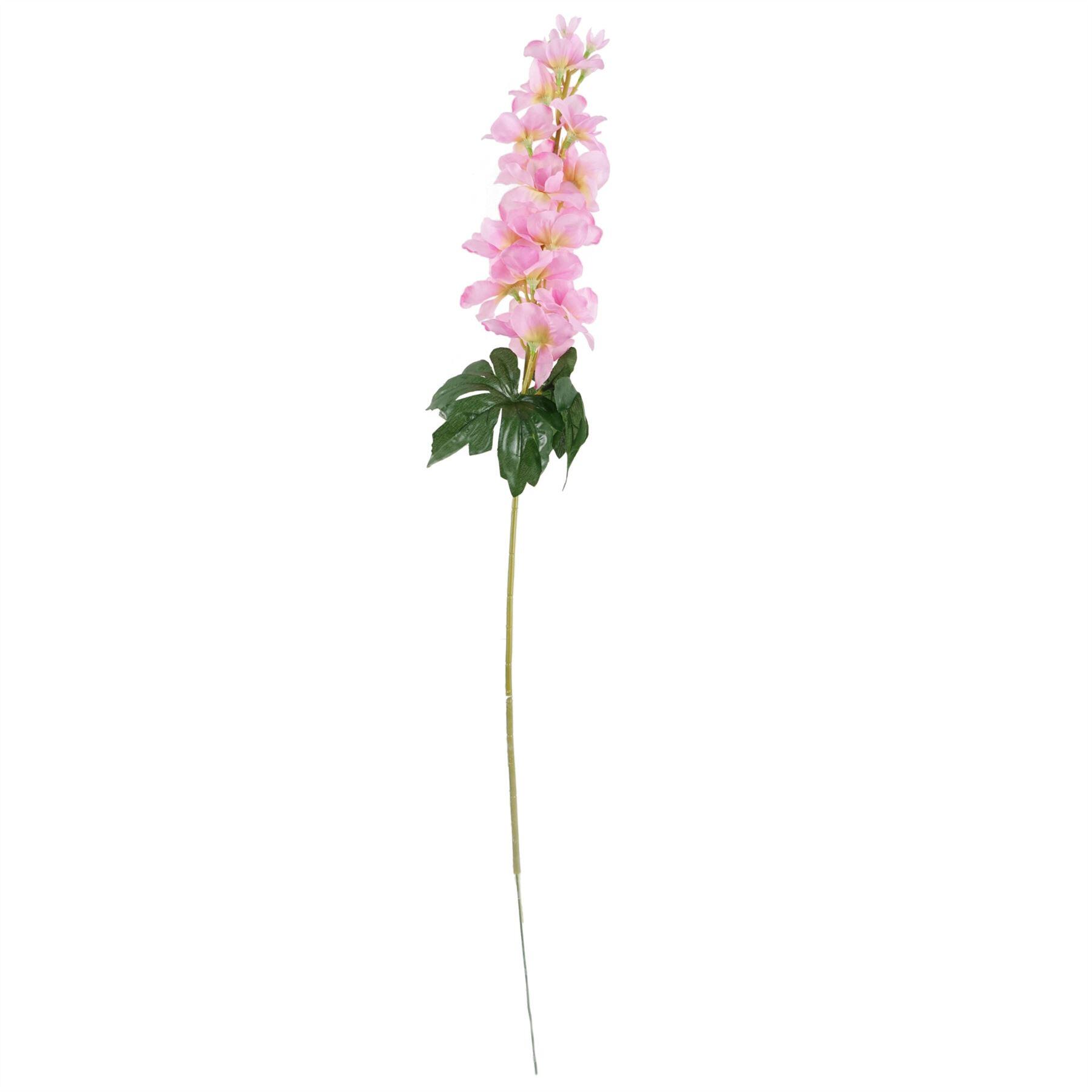glass vase pink 60cm tropical delphinium with product image