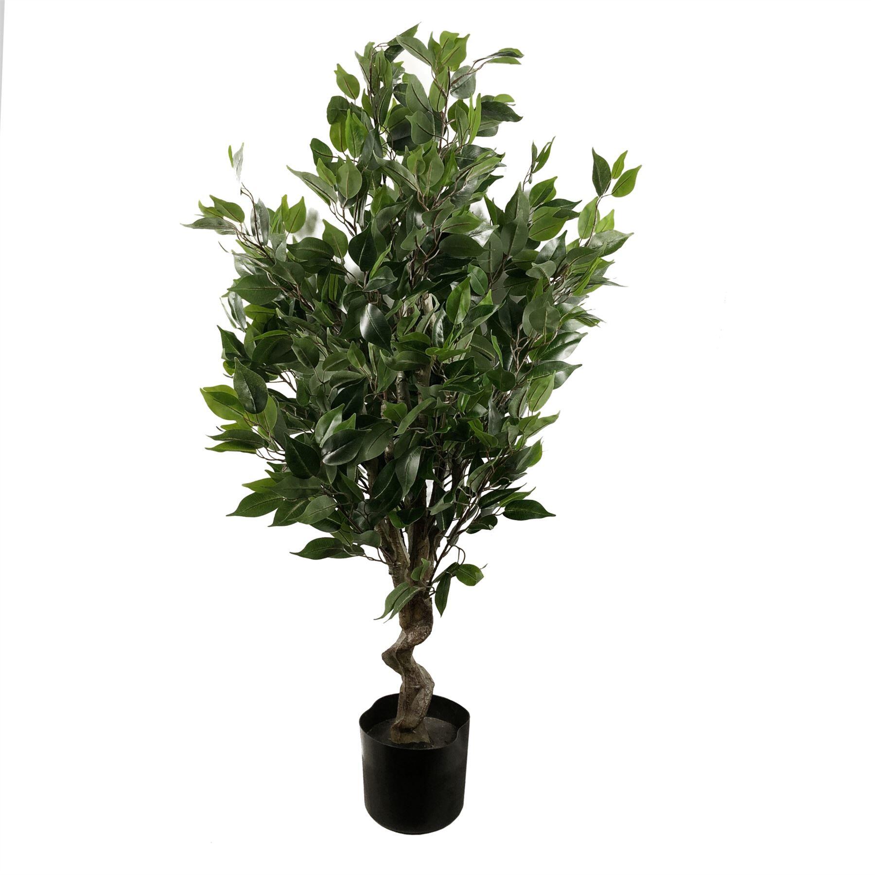 evergreen copper ficus planter artificial tree 110cm product image