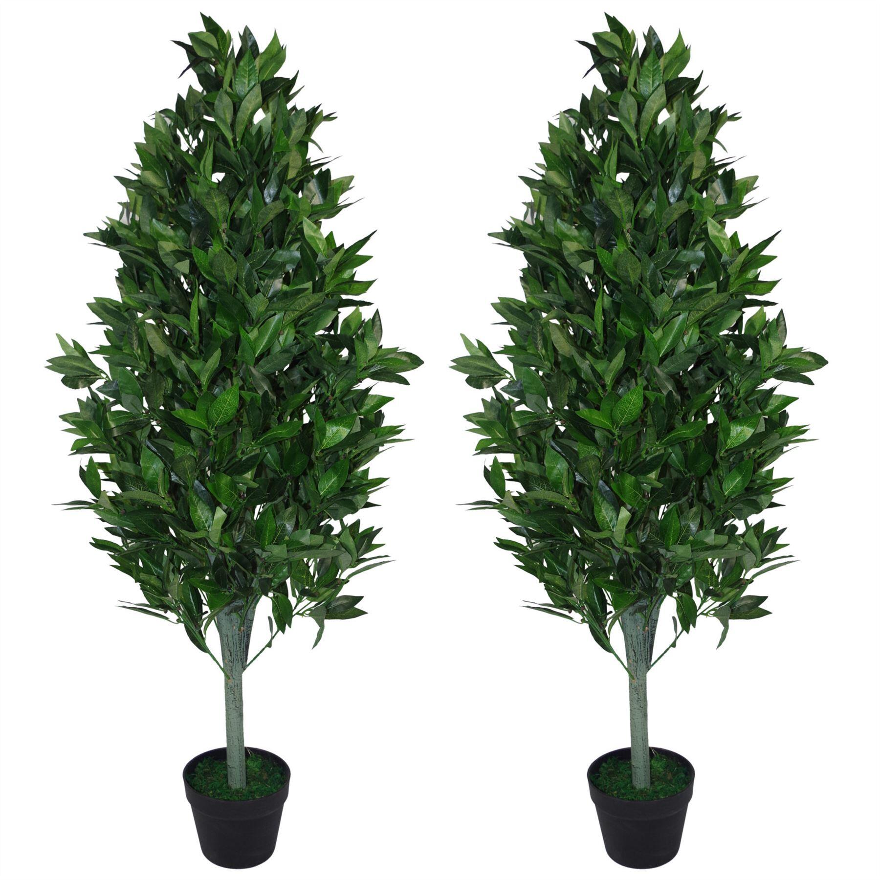 topiary large cones trees artificial of pair product image