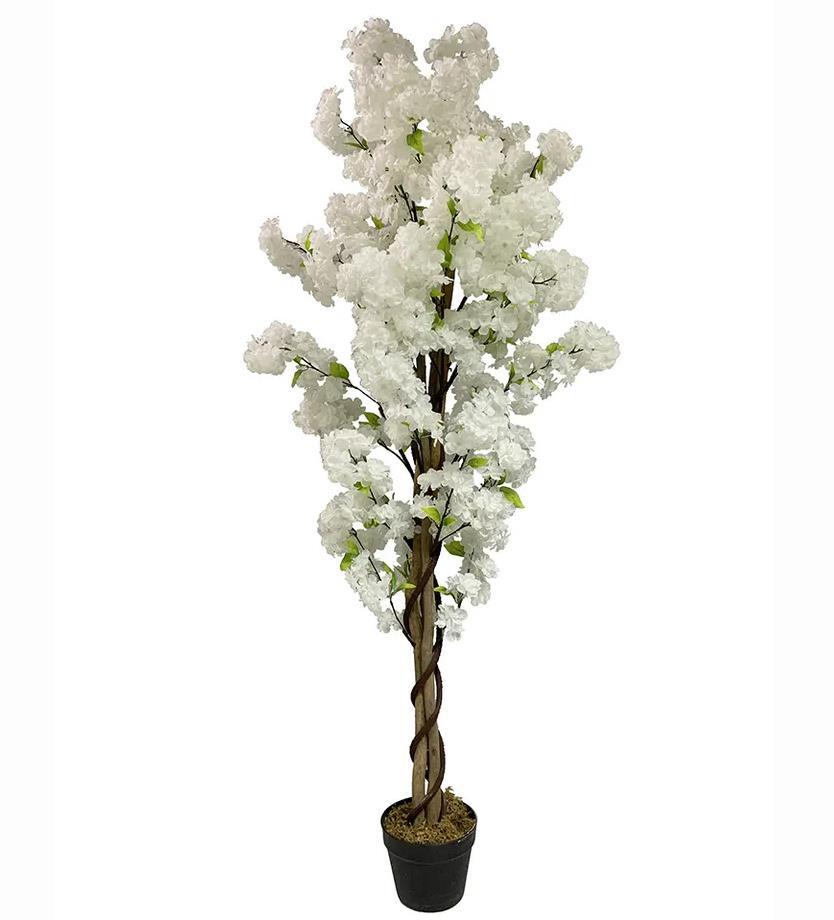 150cm tree artificial white blossom cherry product image