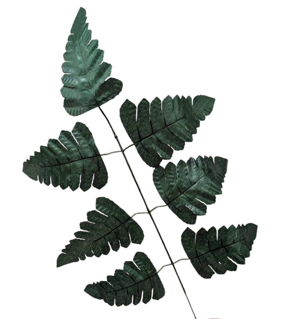 artificial greenery fern stem spray green