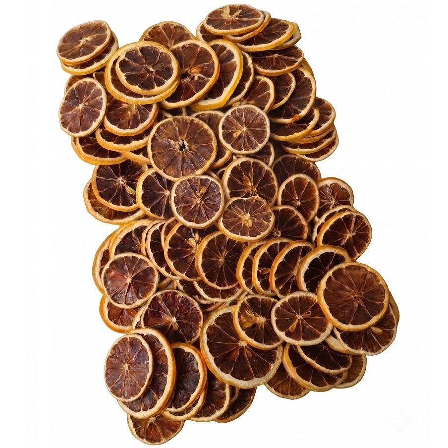 christmas dried lemon yellow slices wreath pot pourri