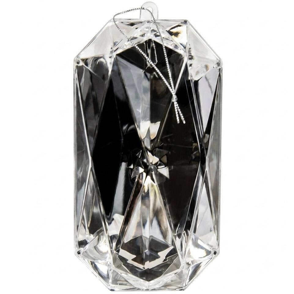 hanging christmas bauble jewel gem silver