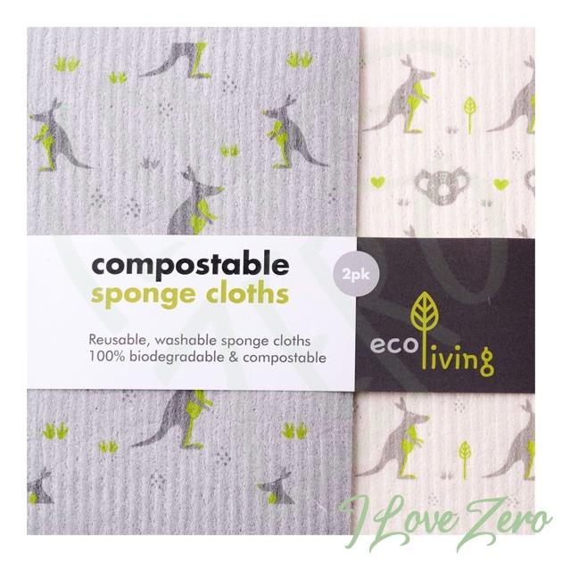Compostable Sponge Cleaning Cloths Wildlife Rescue