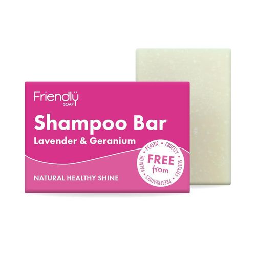 Friendly Shampoo Bar - Lavender & Geranium  95g