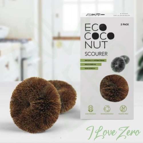 EcoCoconut Scourers - Pack of 2