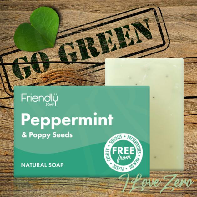 Peppermint & Poppy Seed Soap