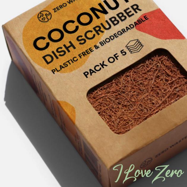 coconut dish scrubbers box